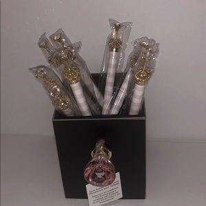Santa Barbara Pink Crystal Caddy Rhinestone Pens